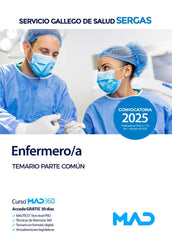 ENFERMERO/A TEMARIO PARTE COMUN SERVICIO GALLEGO SALUD SERG | AA,VV | MAD | 9788414299319