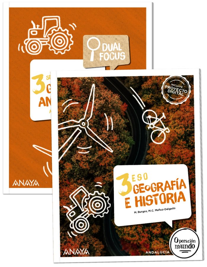 Geografía e Historia 3. + Dual Focus | Varios autores | 9788414307229 (ANAYA TEXTO)