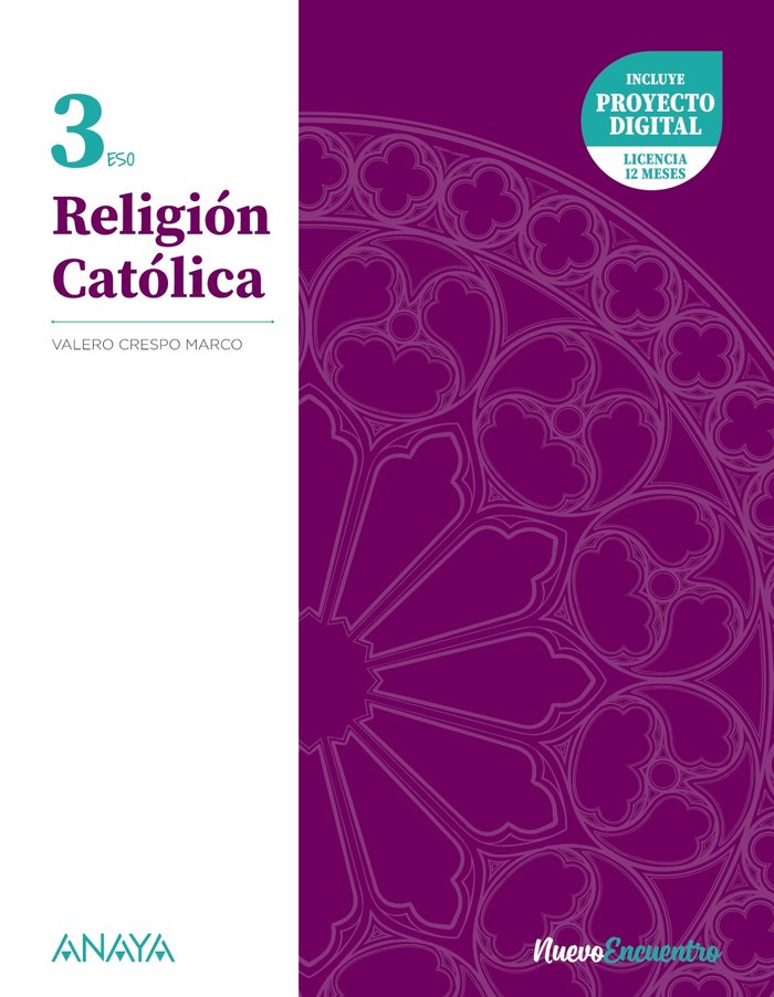 Religión Católica 3. | Varios autores | 9788414309988 (ANAYA TEXTO)