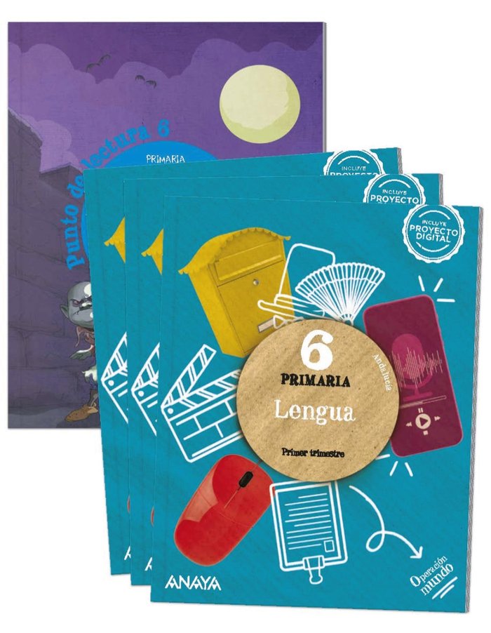 Lengua 6. (Incluye Punto de lectura 6.) | Varios autores | 9788414321959 (Anaya Texto)
