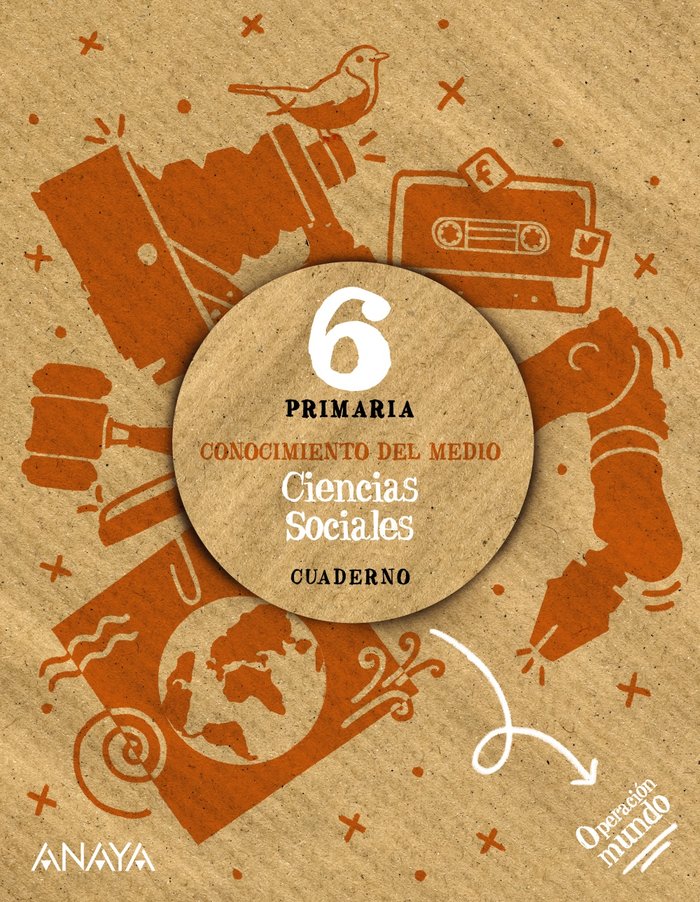 Ciencias Sociales 6. Cuaderno | Varios autores | 9788414323793 (Anaya Texto)