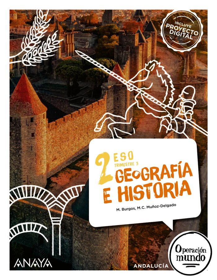 Geografía e Historia 2. (Trimestres) | Varios autores | 9788414326411 (ANAYA TEXTO)