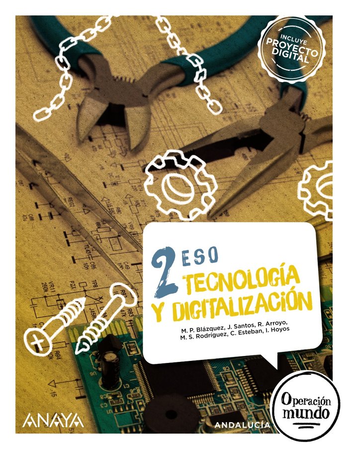 Tecnología y Digitalización 2 | Varios autores | 9788414328088 (ANAYA TEXTO)