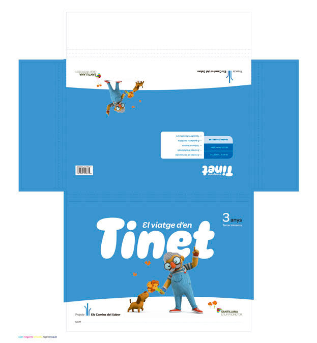 TINET 3ANYS 3oTRIMESTRE CATALAN 13 GRUGLO03EI | Varios Autores | 9788415435433 (Grup Promotor Santillana)