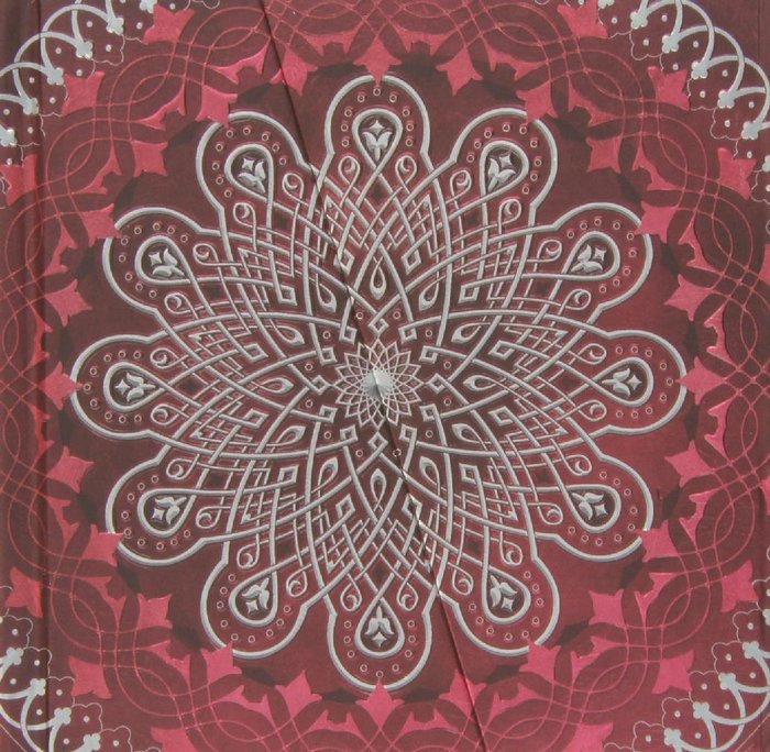 CUADERNO MANDALAS 1 MARCAPAGINAS ROJO | Nan | 9788416055234 (Boncahier)