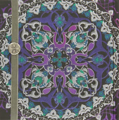 CUADERNO MANDALAS 4 MARCAPAGINAS MORADO | Nan | 9788416055265 (Boncahier)