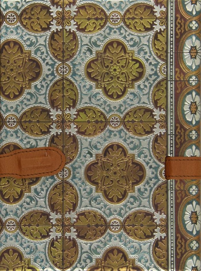 CUADERNO AZULEJOS DE PORTUGAL 1 MARCAPAGINAS MARRON | Nan | 9788416055289 (Boncahier)
