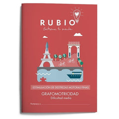 RUBIO GRAFOMOTRICIDAD DIFICUL,MEDIA 16(PARKINSON) | FUNDACION CUADERNOS RUBIO | RUBIO | 9788416744015