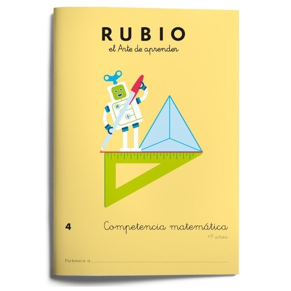 COMPETENCIA MATEMATICA 4 RUBIO - 9788416744138