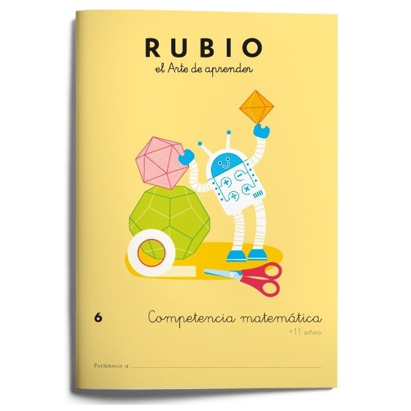 COMPETENCIA MATEMATICA 6 RUBIO - 9788416744169