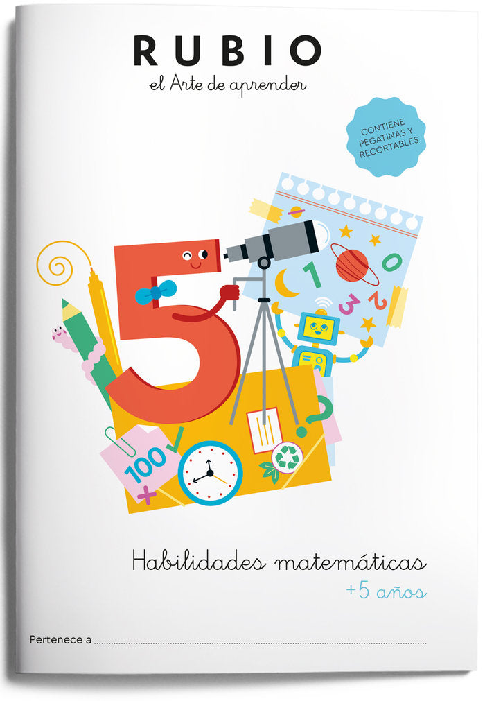 HABILIDADES MATEMATICAS 5 AÑOS RUBIO - 9788417427757