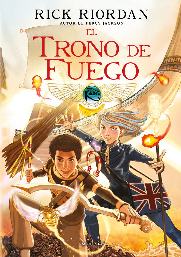 TRONO DE FUEGO - LAS CRONICAS DE LOS KANE, COMIC 2,EL | Riordan, Rick | 9788417460891 (Montena)