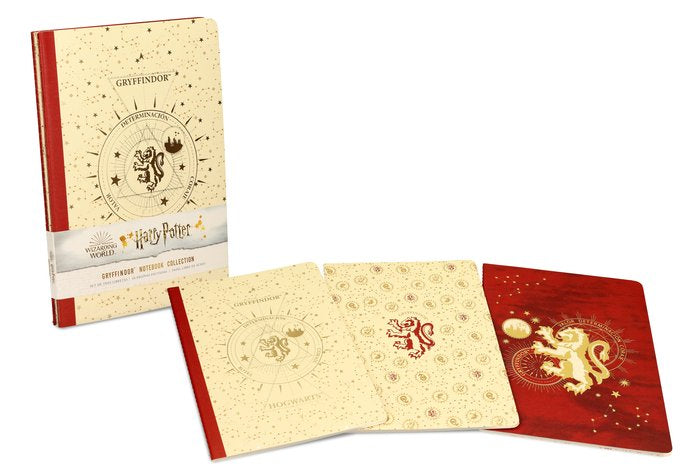HARRY POTTER PACK DE 3 LIBRETAS GRYFFINDOR | Aa,vv | 9788418510113 (Dolmen)