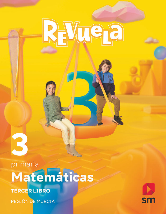 Matemáticas. Trimestres temáticos. 3 Primaria. Revuela. Región de Murcia | Varios autores | 9788419102836 (Sm)
