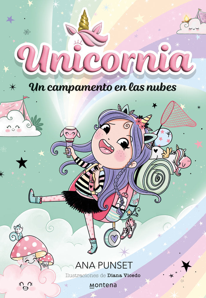 UNICORNIA 5 UNOS CAMPAMENTOS EN LAS NUBES | Ana Punset | 9788419421418 (Montena)