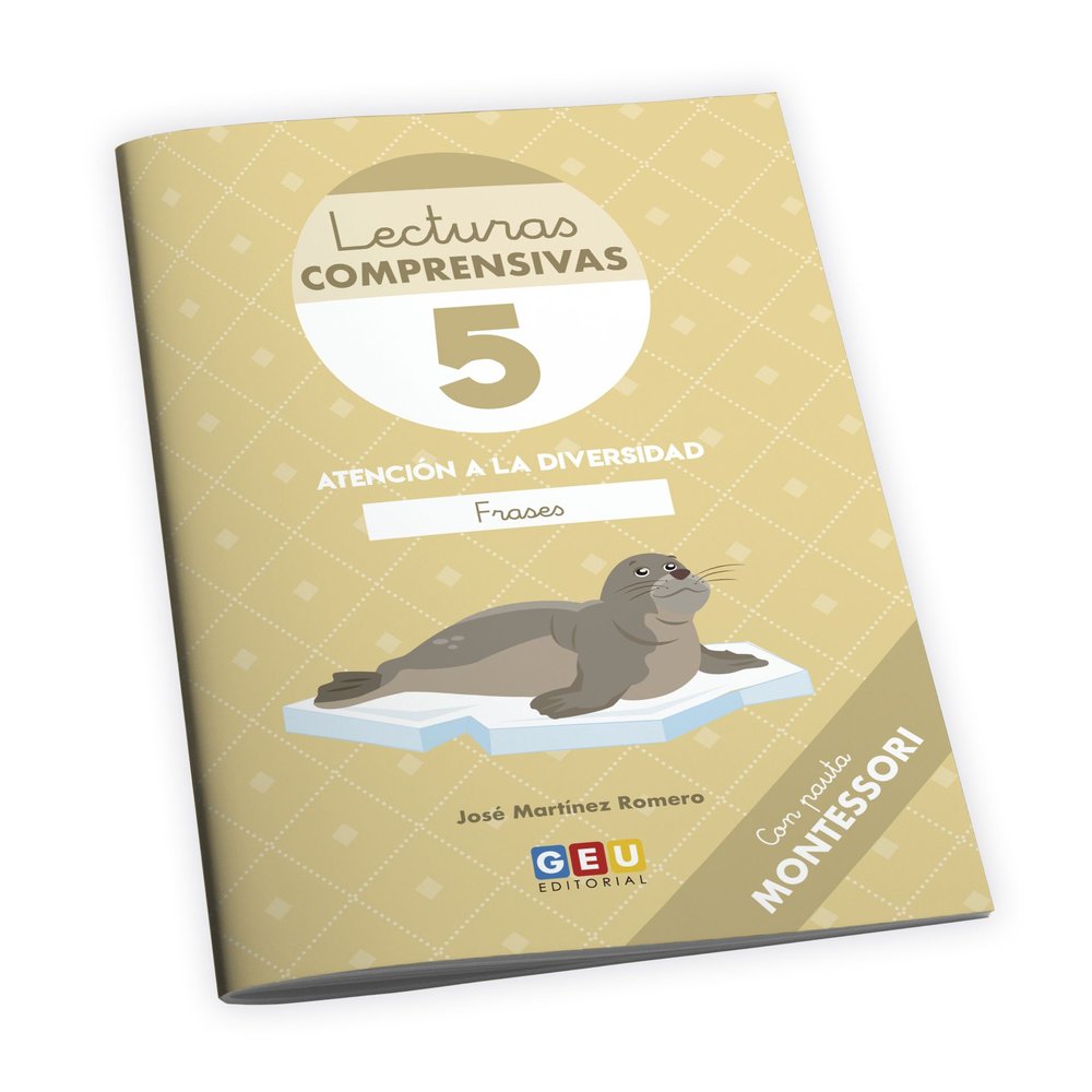 LECTURAS COMPRENSIVAS 5 PAUTA MONTESSORI INI,LECTOESCRITURA | MARTINEZ ROMERO, JOSE | GEU | 9788419646484
