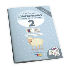 LECTURAS COMPRENSIVAS 2 EI CON PICTOGRAMAS PAUTA MONTESSORI | AA,VV | GEU | 9788419646842