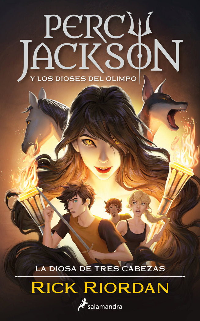 PERCY JACKSON Y LA DIOSA DE TRES CABEZAS | Rick Riordan | 9788419868107 (Salamandra infantil y juvenil)