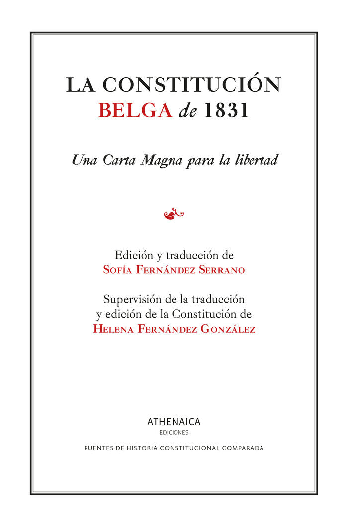 LA CONSTITUCION BELGA DE 1831 - 9788419874306