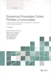 ESQUEMAS PROCESALES CIVILES PENALES Y CONCURSALES 8ª ED - 9788419905840