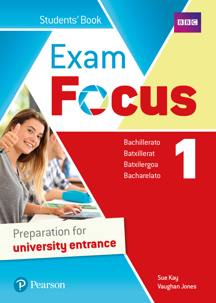 ✅ EXAM FOCUS 1 ST PRINT & DIGITAL INTERACTIVE I KAY, SUE / JONES, VAUGHAN I PEARSON EDUCACION I 9788420573823