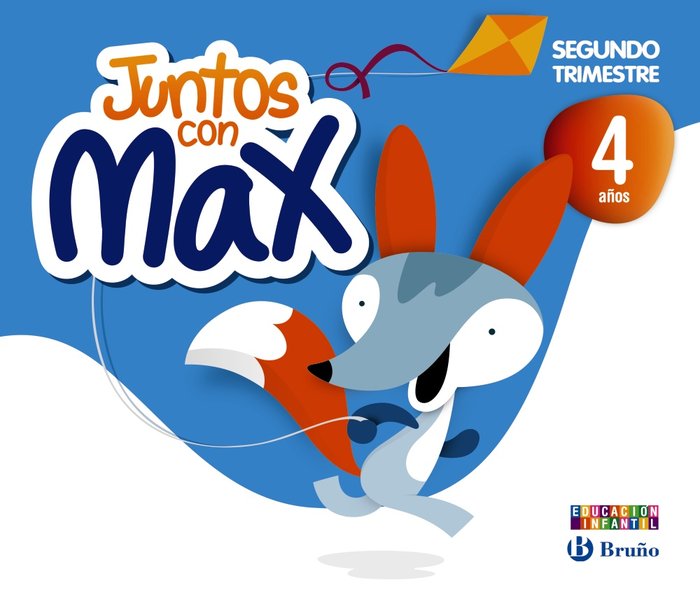 JUNTOS CON MAX 4AÑOS 2oTRIMESTRE 13 BRUVAR04EI | AA,VV | 9788421675397 (Bruño)