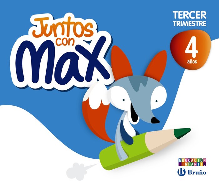 JUNTOS CON MAX 4AÑOS 3oTRIMESTRE 13 BRUVAR04EI | AA,VV | 9788421675403 (Bruño)