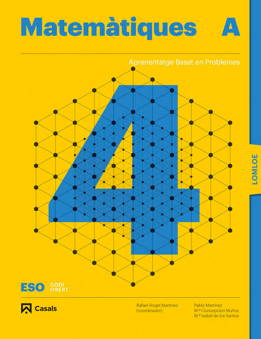 Matemàtiques 4 A ESO LOMLOE | Varios autores | 9788421873779 (CASALS)