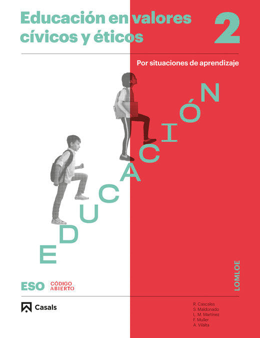 Educación en valores cívicos y éticos 2ºESO LOMLOE ANDALUCÍA | Varios autores | 9788421881989 (CASALS)