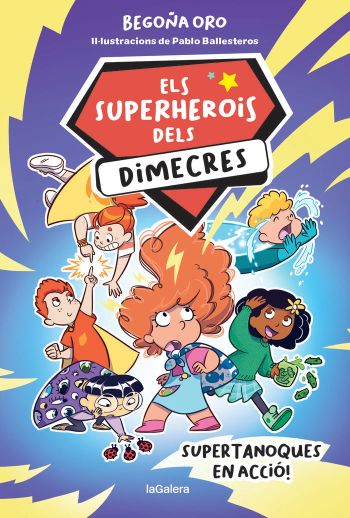 ELS SUPERHEROIS DELS DIMECRES 1 SUPERTANOQUES EN ACCIO | Oro Pradera, Begoña | 9788424674229 (La galera)