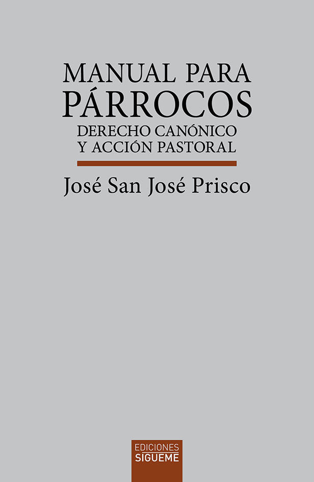 MANUAL PARA PARROCOS - 9788430121984