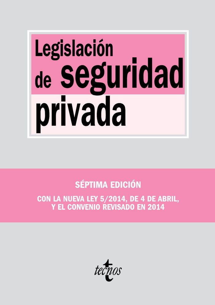 LEGISLACION DE SEGURIDAD PRIVADA 7ªED - 9788430963577