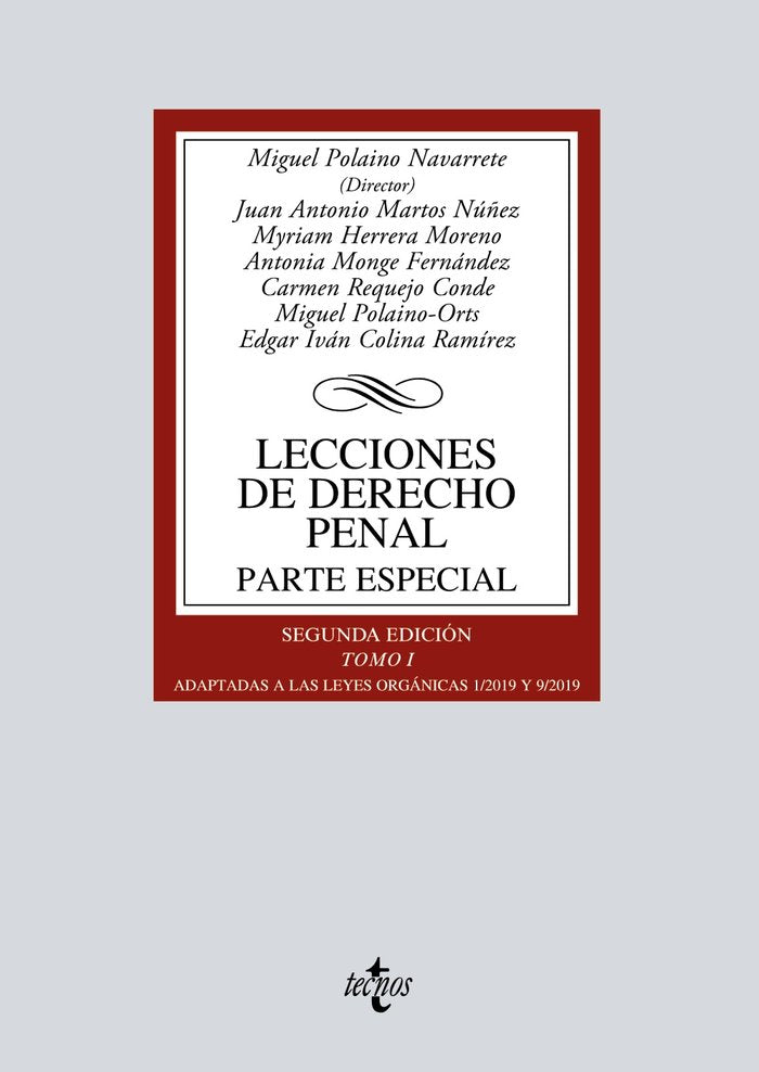 LECCIONES DE DERECHO PENAL PARTE ESPECIAL - 9788430972043