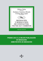 MEDIACION RESOLUCION CONFLICTOS TECNICAMBITOS 3ªED TECNOS - 9788430972739