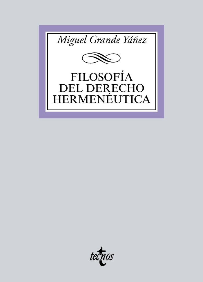 FILOSOFIA DEL DERECHO HERMENEUTICA - 9788430974436