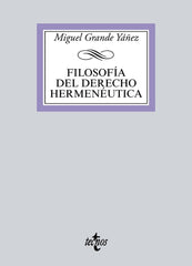 FILOSOFIA DEL DERECHO HERMENEUTICA - 9788430974436