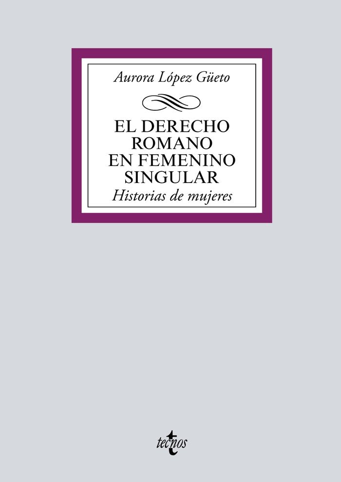 DERECHO ROMANO EN FEMENINO SINGULAREL - 9788430975280