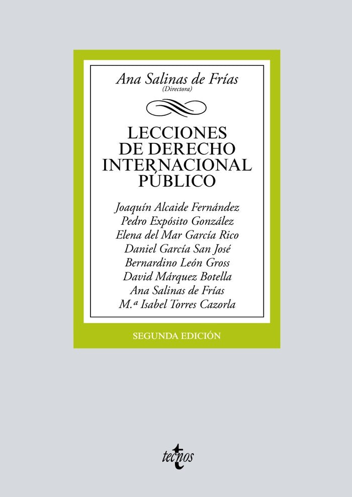 LECCIONES DE DERECHO INTERNACIONAL PUBLICO - 9788430976508