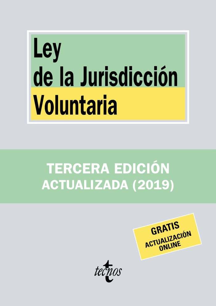 LEY DE LA JURISDICCION VOLUNTARIA 3ªED - 9788430977659