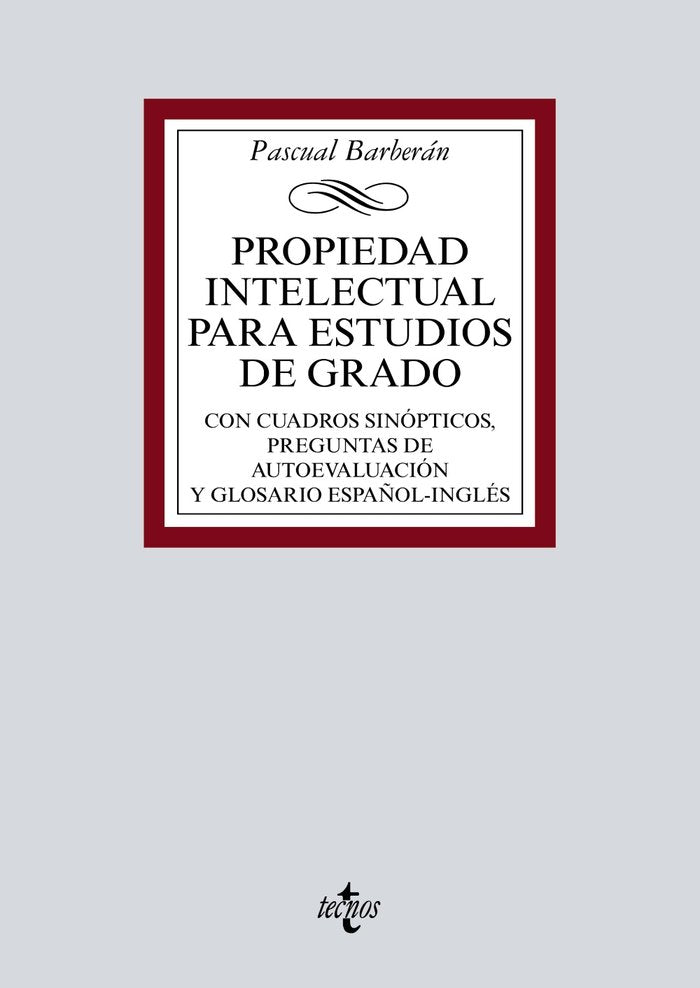 PROPIEDAD INTELECTUAL PARA ESTUDIOS DE GRADO - 9788430979240