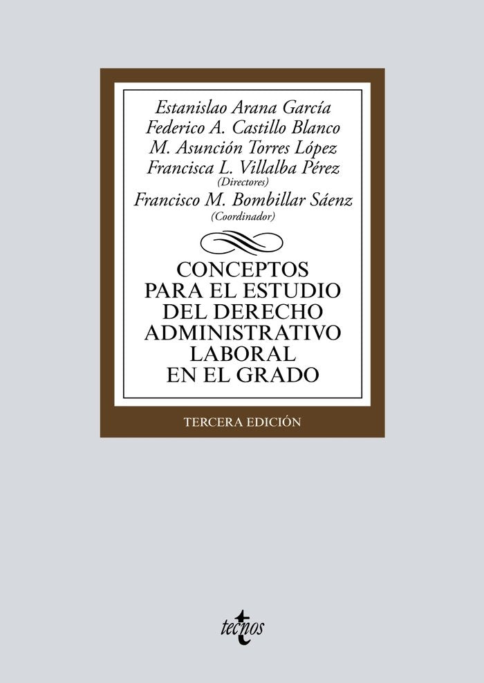 CONCEPTOS PARA EL ESTUDIO DEL DERECHO ADMINISTRATIVO LABORAL - 9788430982257