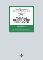 MANUAL DE DERECHO MERCANTIL VOL I - 9788430987931