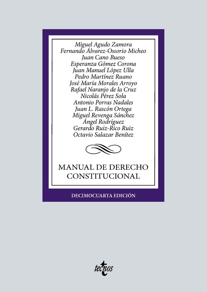 MANUAL DE DERECHO CONSTITUCIONAL - 9788430991617