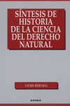 SINTESIS DE HISTORIA CIENCIA DERECHO NATURAL - 9788431323509