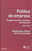POLITICA DE EMPRESA 8ªED GOBIERNO EMPRESA NEGOCIOS | VALERO,ANTONIO/LUCAS,JOSE LUIS | EUNSA | 9788431327507