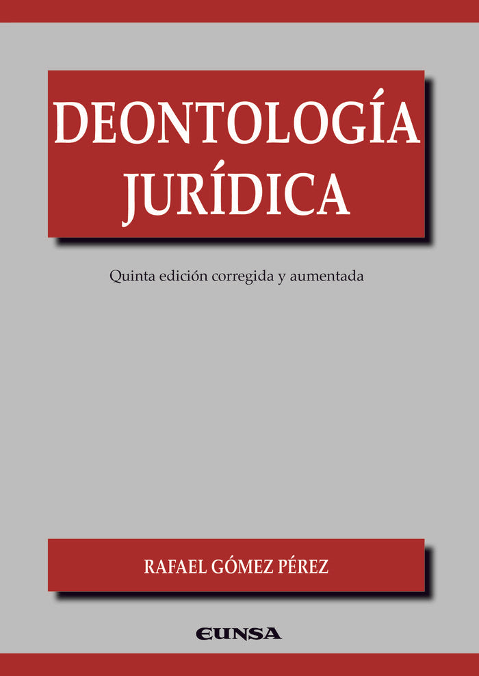 DEONTOLOGIA JURIDICA - 9788431336097