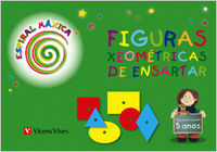 ESPIRAL MAGICA 3 FIGURAS XEOMETRICAS 5 ANYS 10 | CEBALLOS GUERRERO, ISABEL : RUIZ ESPINO, | 9788431697761 (Vicens Vives)