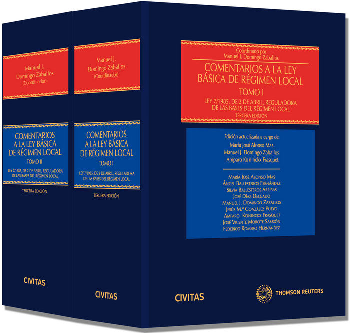 COMENTARIOS A LA LEY BASICA DE REGIMEN LOCAL 2 VOL - 9788447041558