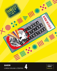 Quadern Llengua catalana i literatura 4t Primària Fanfest | Departament d'Edicions Educatives de Baula | 9788447949632 (Baula)