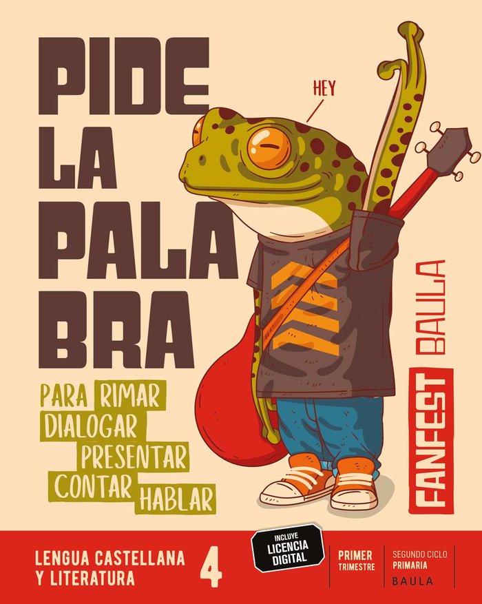 Lengua castellana y literatura 4o Primaria LA Fanfest | Departament d'Edicions Educatives de Baula | 9788447949663 (Baula)